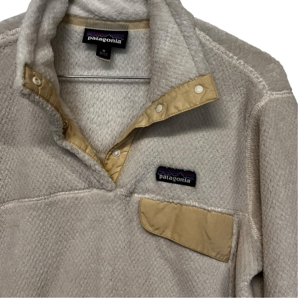 Patagonia | Re Tool Snap T Fleece Pullover Cream‎ M - Picture 6 of 8